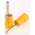 RS PRO Insulated, Tin Crimp Pin Connector, 4mm² to 6mm², 12AWG to 10AWG, 2.8mm Pin Diameter, 14mm Pin Length, Yellow
