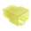 TE Connectivity, FASTON .250 4 Way Nylon Crimp Terminal Housing, Natural