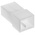 TE Connectivity, FASTIN-FASTON .250 2 Way Nylon Crimp Terminal Housing, 6.35mm Tab Size, Natural