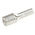 RS PRO Uninsulated, Tin Crimp Pin Connector, 10mm² to 10mm², 8AWG to 8AWG, 4.3mm Pin Diameter, 14mm Pin Length, Silver