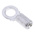 RS PRO Uninsulated Crimp Ring Terminal, M3 Stud Size, 0.5mm² to 1.5mm² Wire Size