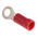 RS PRO Insulated Ring Terminal, M3.5 Stud Size, 0.5mm² to 1.5mm² Wire Size, Red