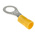 RS PRO Insulated Ring Terminal, M8 Stud Size, 2.5mm² to 6mm² Wire Size, Yellow
