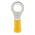 RS PRO Insulated Ring Terminal, M8 Stud Size, 2.5mm² to 6mm² Wire Size, Yellow