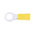 RS PRO Insulated Ring Terminal, M6 Stud Size, 2.5mm² to 6mm² Wire Size, Yellow