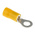 RS PRO Insulated Ring Terminal, M5 Stud Size, 2.5mm² to 6mm² Wire Size, Yellow