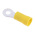 RS PRO Insulated Ring Terminal, M4 Stud Size, 2.5mm² to 6mm² Wire Size, Yellow