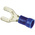 TE Connectivity, PLASTI-GRIP Insulated Crimp Spade Connector, 1mm² to 2.6mm², 16AWG to 14AWG, M4 Stud Size Vinyl, Blue