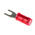 TE Connectivity, PIDG Insulated Crimp Spade Connector, 0.3mm² to 1.4mm², 22AWG to 16AWG, M2.5 Stud Size Nylon, Red