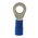 RS PRO Insulated Ring Terminal, 5.3mm Stud Size, 1.5mm² to 2.5mm² Wire Size, Blue