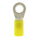RS PRO Insulated Ring Terminal, 6.5mm Stud Size, 2.5mm² to 6mm² Wire Size, Yellow