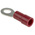 RS PRO Insulated Ring Terminal, 4.3mm Stud Size, 0.5mm² to 1.5mm² Wire Size, Red