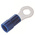 RS PRO Insulated Ring Terminal, 4.3mm Stud Size, 1.5mm² to 2.5mm² Wire Size, Blue