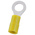 RS PRO Insulated Ring Terminal, 4.3mm Stud Size, 4mm² to 6mm² Wire Size, Yellow