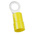 RS PRO Insulated Ring Terminal, 5.3mm Stud Size, 4mm² to 6mm² Wire Size, Yellow