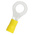 RS PRO Insulated Ring Terminal, 8.4mm Stud Size, 4mm² to 6mm² Wire Size, Yellow