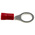 RS PRO Insulated Ring Terminal, M8 Stud Size, 0.5mm² to 1.5mm² Wire Size, Red