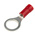 RS PRO Insulated Ring Terminal, M8 Stud Size, 0.5mm² to 1.5mm² Wire Size, Red
