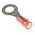 RS PRO Insulated Ring Terminal, M6 (1/4) Stud Size, 0.5mm² to 1.5mm² Wire Size, Red