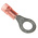 RS PRO Insulated Ring Terminal, M6 (1/4) Stud Size, 0.5mm² to 1.5mm² Wire Size, Red