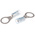 RS PRO Insulated Ring Terminal, M8 (5/16) Stud Size, 1.5mm² to 2.5mm² Wire Size, Blue