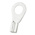 RS PRO Uninsulated Crimp Ring Terminal, M4 Stud Size, 0.5mm² to 1.5mm² Wire Size, Silver