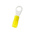 RS PRO Insulated Crimp Ring Terminal, M2 Stud Size, 0.2mm² to 0.5mm² Wire Size, Yellow
