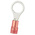 RS PRO Insulated Crimp Ring Terminal, M8 Stud Size, 0.5mm² to 1.5mm² Wire Size, Red