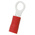 RS PRO Insulated Crimp Ring Terminal, 4.3mm Stud Size, 0.5mm² to 1.5mm² Wire Size, Red