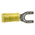TE Connectivity, PIDG Insulated Crimp Spade Connector, 2.6mm² to 6.6mm², 12AWG to 10AWG, M5 Stud Size Nylon, Yellow