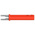 Staubli Insulated Crimp Spade Connector, Red