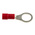 RS PRO Insulated Ring Terminal, M8 Stud Size, 0.5mm² to 1.5mm² Wire Size, Red