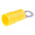 RS PRO Insulated Ring Terminal, M3 Stud Size, 4mm² to 6mm² Wire Size, Yellow