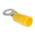 RS PRO Insulated Ring Terminal, M4 Stud Size, 4mm² to 6mm² Wire Size, Yellow