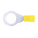 RS PRO Insulated Ring Terminal, M12 Stud Size, 4mm² to 6mm² Wire Size, Yellow