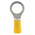 RS PRO Insulated Ring Terminal, M10 Stud Size, 4mm² to 6mm² Wire Size, Yellow