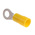 RS PRO Insulated Ring Terminal, M5 Stud Size, 4mm² to 6mm² Wire Size, Yellow