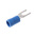 JST Crimp Spade Connector, 1mm² to 2.6mm², 16AWG to 14AWG, 4mm Stud Size Vinyl, Blue