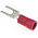 JST, A Insulated Crimp Spade Connector, 0.2mm² to 1.65mm², 22AWG to 16AWG, 3mm Stud Size Vinyl, Red