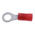 TE Connectivity, PLASTI-GRIP Insulated Crimp Ring Terminal, M5 Stud Size, 0.26mm² to 1.65mm² Wire Size, Red