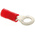 TE Connectivity, PLASTI-GRIP Insulated Crimp Ring Terminal, M4 Stud Size, 0.26mm² to 1.65mm² Wire Size, Red