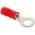 TE Connectivity, PLASTI-GRIP Insulated Crimp Ring Terminal, M4 Stud Size, 0.26mm² to 1.65mm² Wire Size, Red