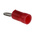 TE Connectivity, PLASTI-GRIP Insulated Crimp Ring Terminal, M3.5 Stud Size, 0.26mm² to 1.65mm² Wire Size, Red