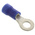 TE Connectivity, PLASTI-GRIP Insulated Crimp Ring Terminal, M4 Stud Size, 1mm² to 2.6mm² Wire Size, Blue