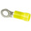 TE Connectivity, PLASTI-GRIP Insulated Crimp Ring Terminal, M5 Stud Size, 2.6mm² to 6.6mm² Wire Size, Yellow