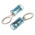 TE Connectivity, PIDG Insulated Ring Terminal, M5 Stud Size, 1mm² to 2.6mm² Wire Size, Blue