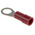 RS PRO Insulated Ring Terminal, 5.3mm Stud Size, 0.5mm² to 1.5mm² Wire Size, Red