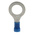 TE Connectivity, PLASTI-GRIP Insulated Ring Terminal, M10 Stud Size, 1mm² to 2.6mm² Wire Size, Blue