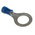 TE Connectivity, PLASTI-GRIP Insulated Ring Terminal, M10 Stud Size, 1mm² to 2.6mm² Wire Size, Blue