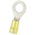 RS PRO Insulated Crimp Ring Terminal, M8 Stud Size, 4mm² to 6mm² Wire Size, Yellow